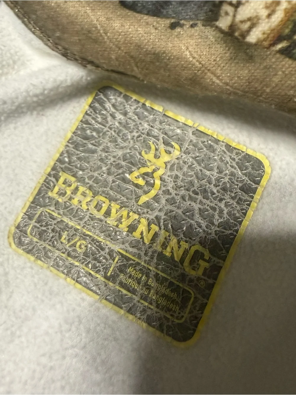Browning Men’s Camo Hunting 1/4 Zip Pullover Realtree